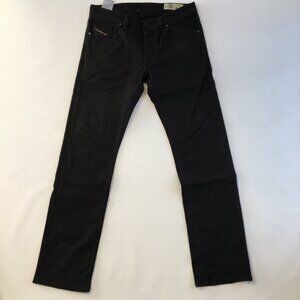 Diesel Larkee Regular Straight Black Button Fly Jeans 33